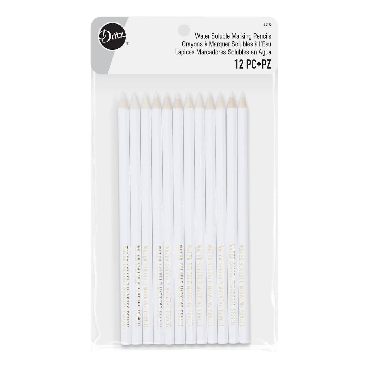 Dritz® White Water Soluble Marking Pencils, 12ct.